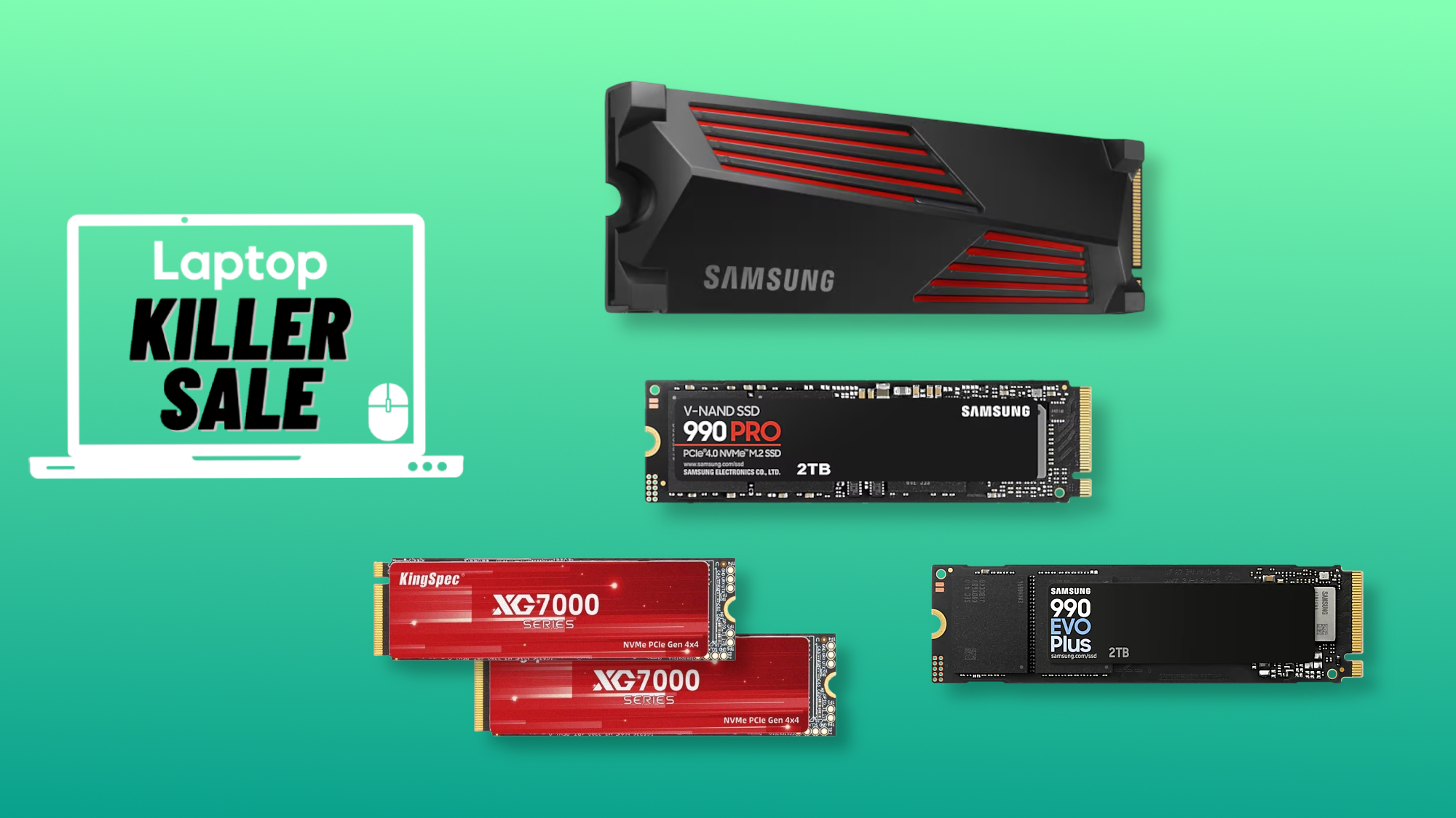 Samsung & KingSpec SSD deals